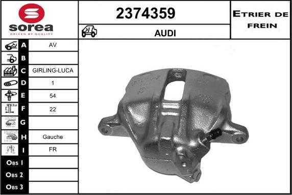 EAI 2374359 - Pinza freno autozon.pro