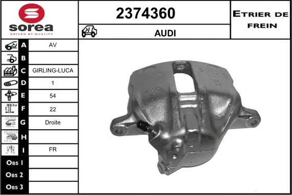 EAI 2374360 - Pinza freno autozon.pro