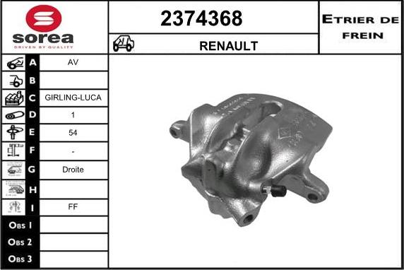 EAI 2374368 - Pinza freno autozon.pro