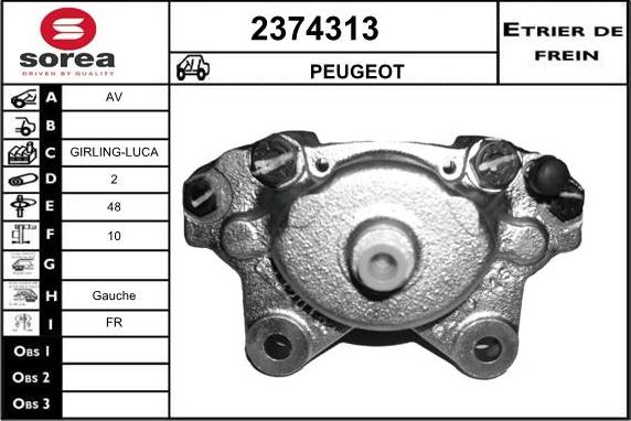 EAI 2374313 - Pinza freno autozon.pro