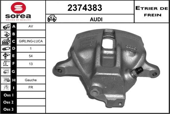 EAI 2374383 - Pinza freno autozon.pro