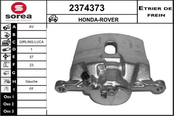 EAI 2374373 - Pinza freno autozon.pro