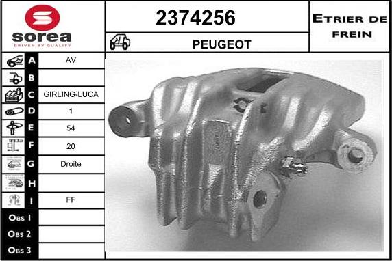 EAI 2374256 - Pinza freno autozon.pro