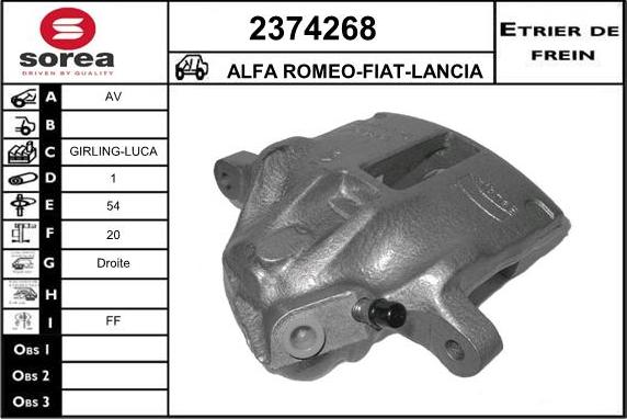 EAI 2374268 - Pinza freno autozon.pro