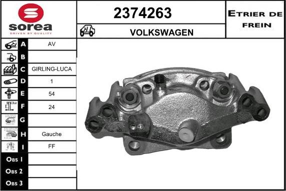 EAI 2374263 - Pinza freno autozon.pro