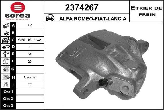 EAI 2374267 - Pinza freno autozon.pro