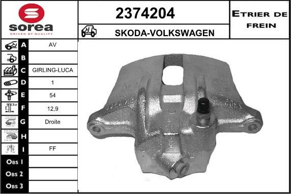 EAI 2374204 - Pinza freno autozon.pro