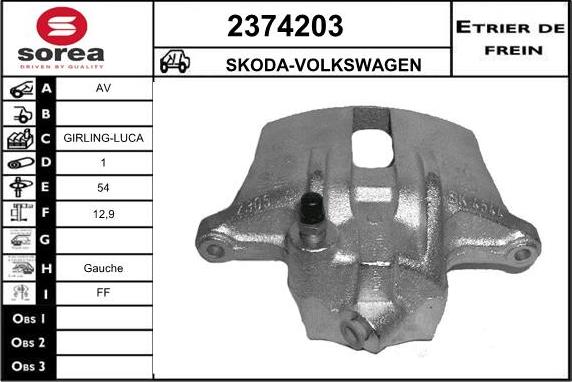 EAI 2374203 - Pinza freno autozon.pro