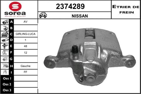 EAI 2374289 - Pinza freno autozon.pro