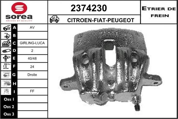 EAI 2374230 - Pinza freno autozon.pro