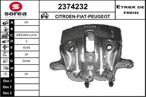 EAI 2374232 - Pinza freno autozon.pro