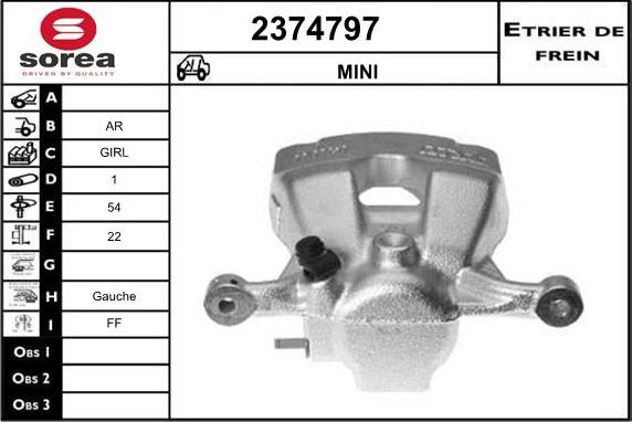 EAI 2374797 - Pinza freno autozon.pro