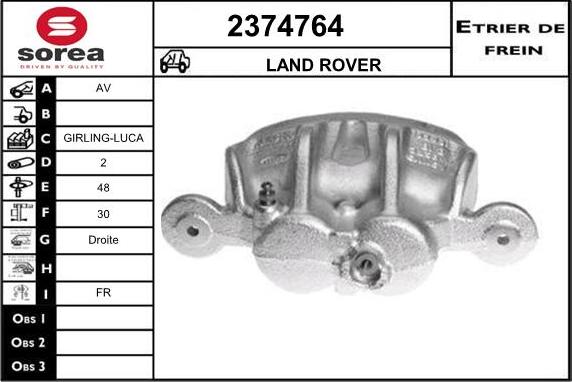 EAI 2374764 - Pinza freno autozon.pro