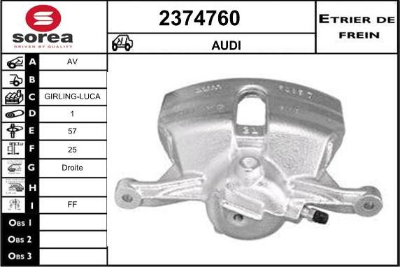 EAI 2374760 - Pinza freno autozon.pro