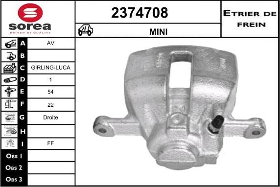 EAI 2374708 - Pinza freno autozon.pro