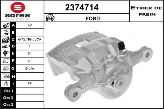 EAI 2374714 - Pinza freno autozon.pro