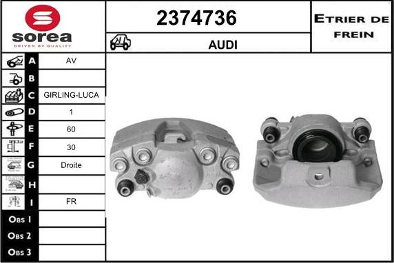 EAI 2374736 - Pinza freno autozon.pro