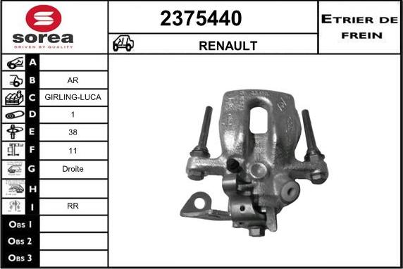 EAI 2375440 - Pinza freno autozon.pro