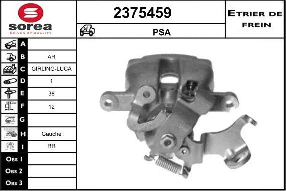 EAI 2375459 - Pinza freno autozon.pro