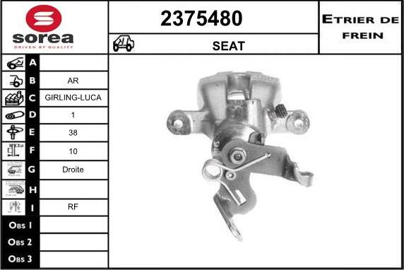 EAI 2375480 - Pinza freno autozon.pro