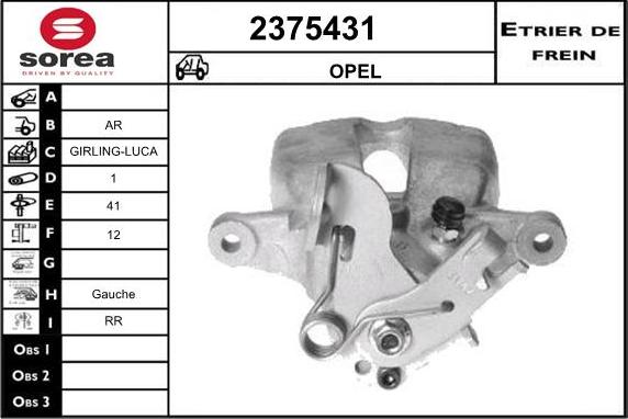 EAI 2375431 - Pinza freno autozon.pro