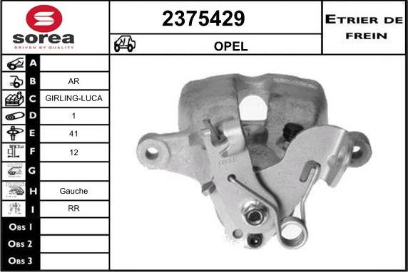 EAI 2375429 - Pinza freno autozon.pro