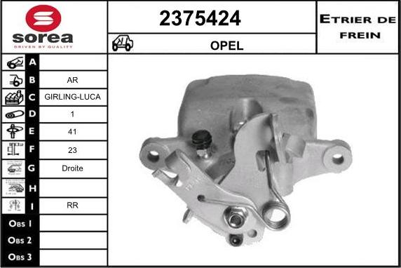 EAI 2375424 - Pinza freno autozon.pro