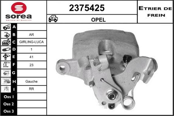 EAI 2375425 - Pinza freno autozon.pro