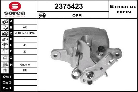 EAI 2375423 - Pinza freno autozon.pro