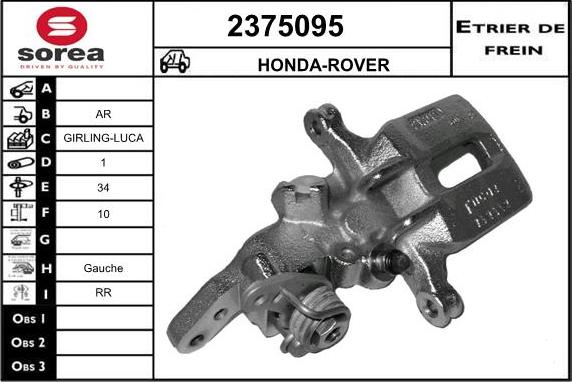 EAI 2375095 - Pinza freno autozon.pro