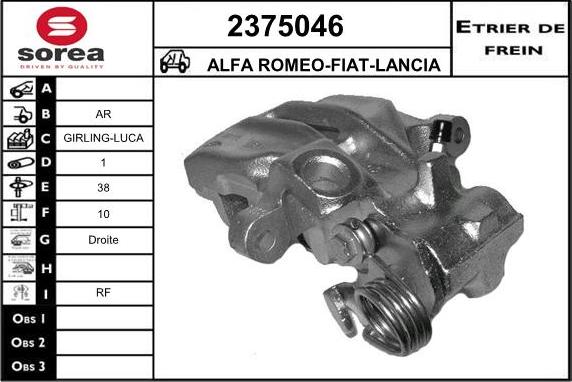 EAI 2375046 - Pinza freno autozon.pro