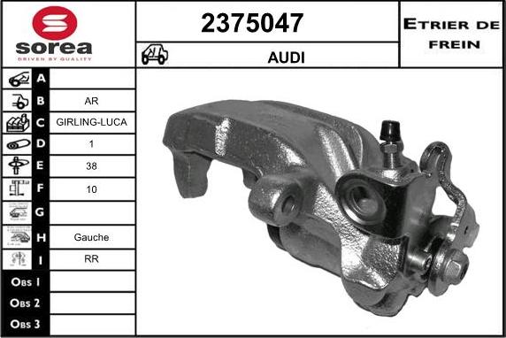 EAI 2375047 - Pinza freno autozon.pro