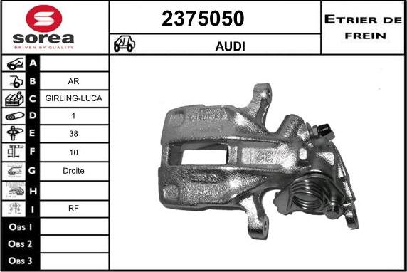 EAI 2375050 - Pinza freno autozon.pro