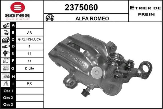 EAI 2375060 - Pinza freno autozon.pro