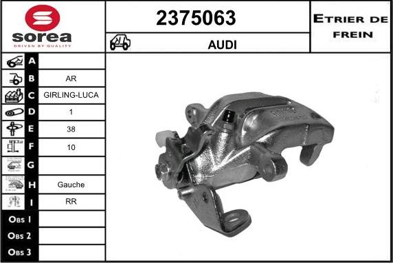 EAI 2375063 - Pinza freno autozon.pro