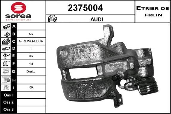 EAI 2375004 - Pinza freno autozon.pro