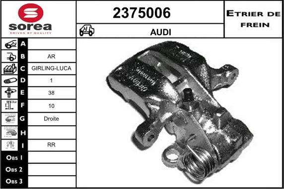 EAI 2375006 - Pinza freno autozon.pro