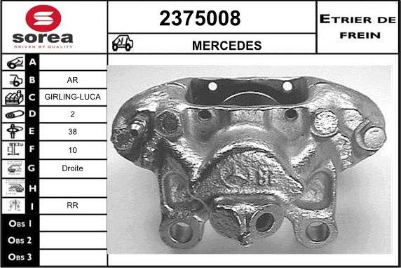 EAI 2375008 - Pinza freno autozon.pro