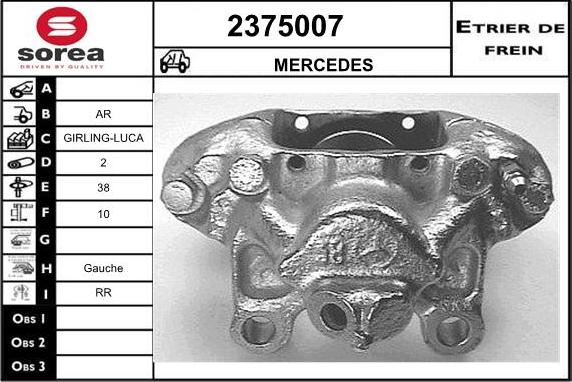 EAI 2375007 - Pinza freno autozon.pro