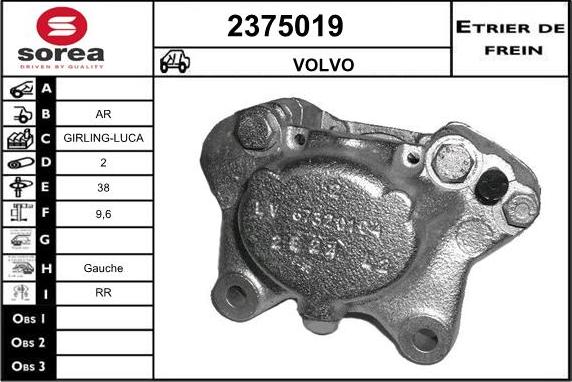 EAI 2375019 - Pinza freno autozon.pro