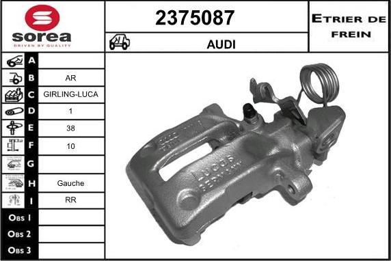 EAI 2375087 - Pinza freno autozon.pro