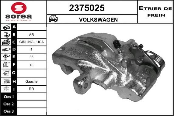 EAI 2375025 - Pinza freno autozon.pro