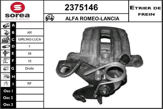 EAI 2375146 - Pinza freno autozon.pro