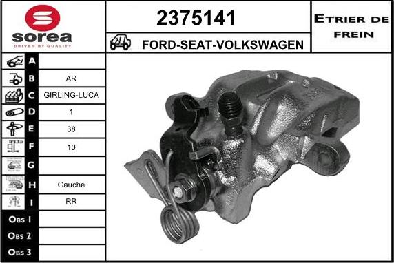 EAI 2375141 - Pinza freno autozon.pro