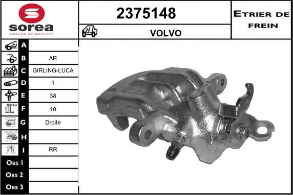 EAI 2375148 - Pinza freno autozon.pro