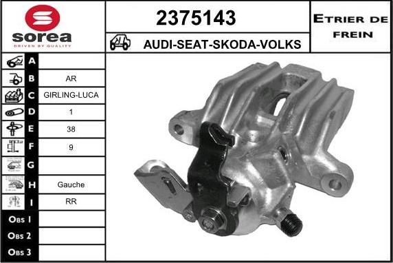 EAI 2375143 - Pinza freno autozon.pro