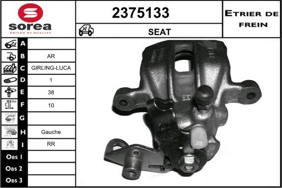 EAI 2375133 - Pinza freno autozon.pro