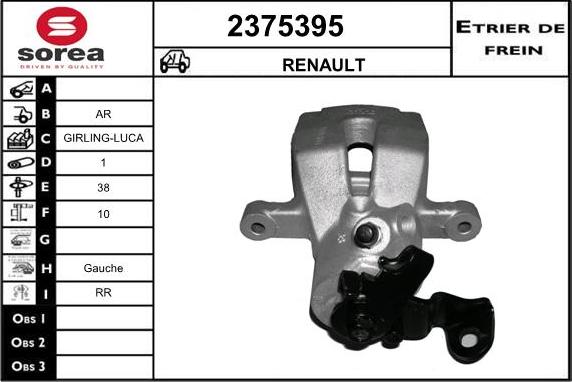 EAI 2375395 - Pinza freno autozon.pro