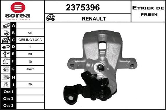 EAI 2375396 - Pinza freno autozon.pro