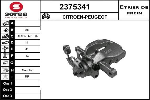 EAI 2375341 - Pinza freno autozon.pro